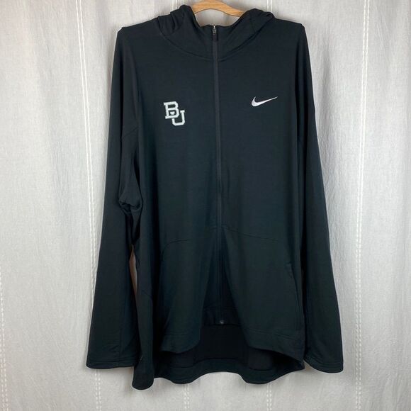 Nike Baylor University black zipper hoodie 3XL - Picture 1 of 10